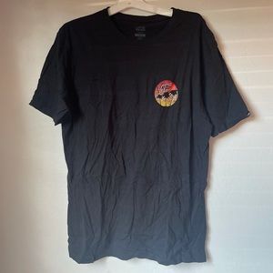 Vans slim fit black palm tree T-shirt